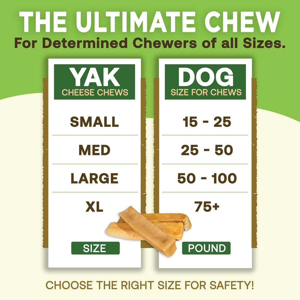 🐶 Friandises Naturelles au Fromage de Yak — Petits Chiens