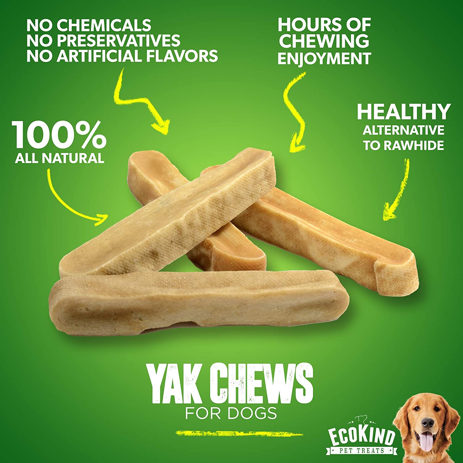 🐶 Friandises Naturelles au Fromage de Yak — Petits Chiens