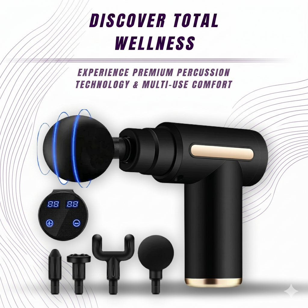 💪 Pistolet de Massage Musculaire — Récupération Deep Tissue