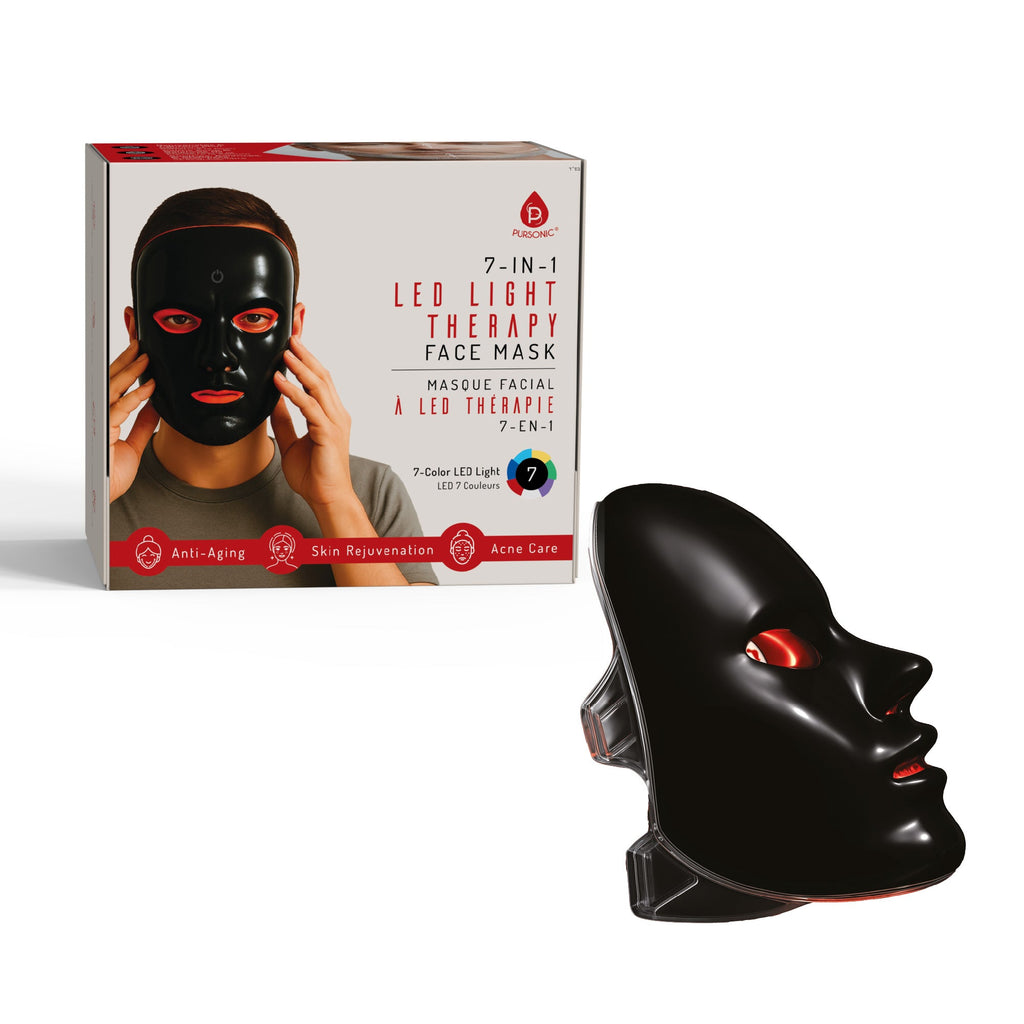 ✨ Masque LED Visage 7 Couleurs — Soin Éclat à la Maison