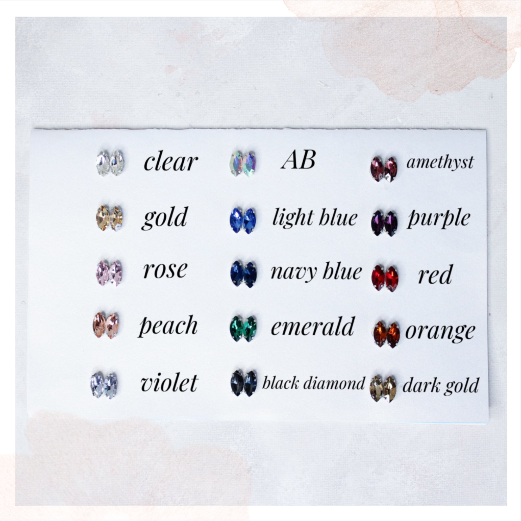 🌸 Parure de Mariée Daisy — Peigne + Épingles à Cristaux