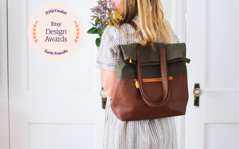 🎒 Sac à Dos Cabas Convertible Vegan — Passant Trolley