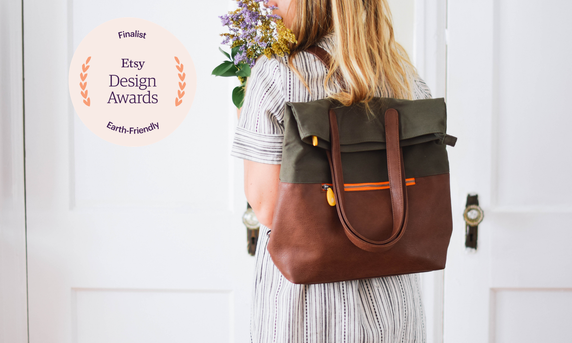 🎒 Sac à Dos Cabas Convertible Vegan — Coton Bio