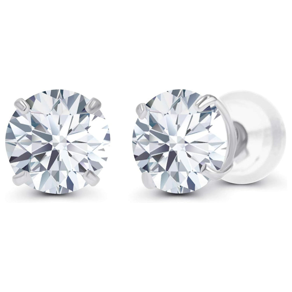 💎 Boucles d'Oreilles Diamants de Laboratoire 1,50 ct — Or 14 K Certifiées AGI