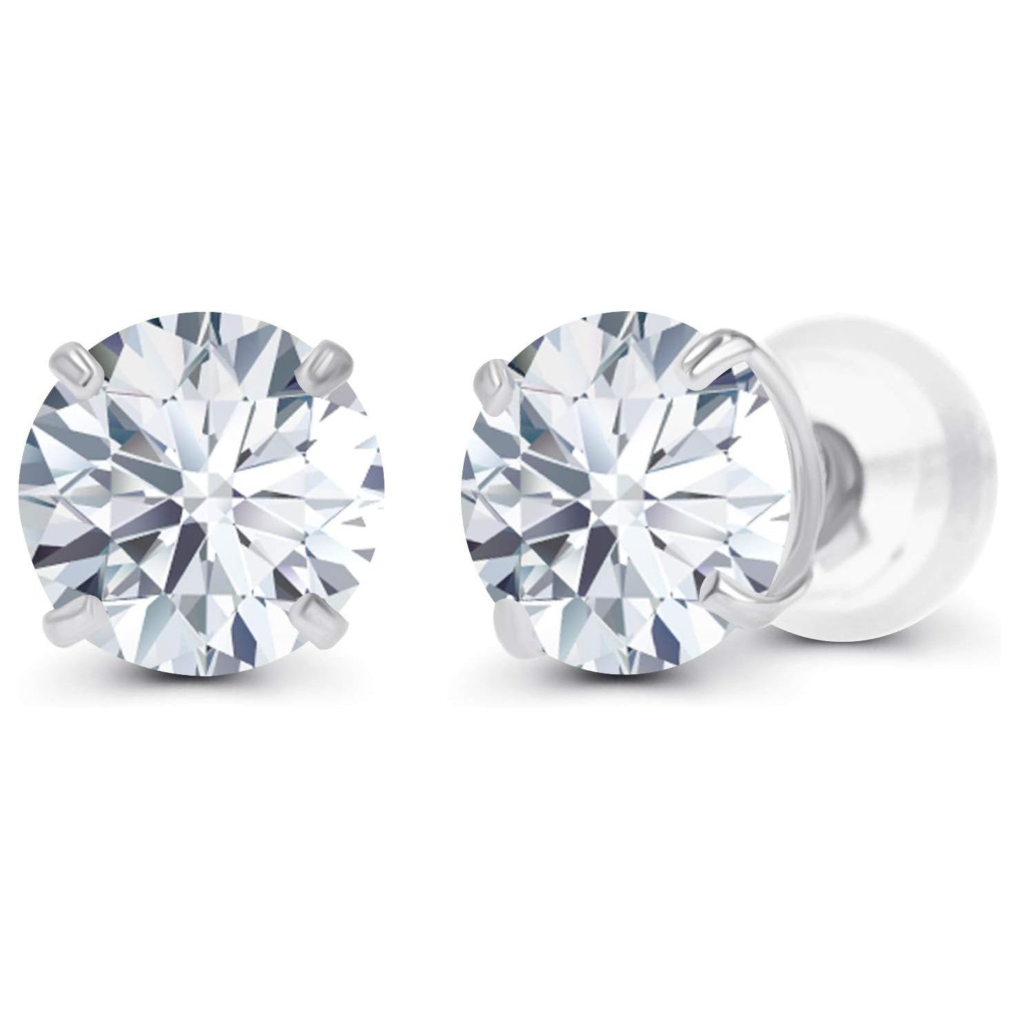 💎 Boucles d'Oreilles Diamants de Laboratoire 1,50 ct — Or 14 K Certifiées AGI