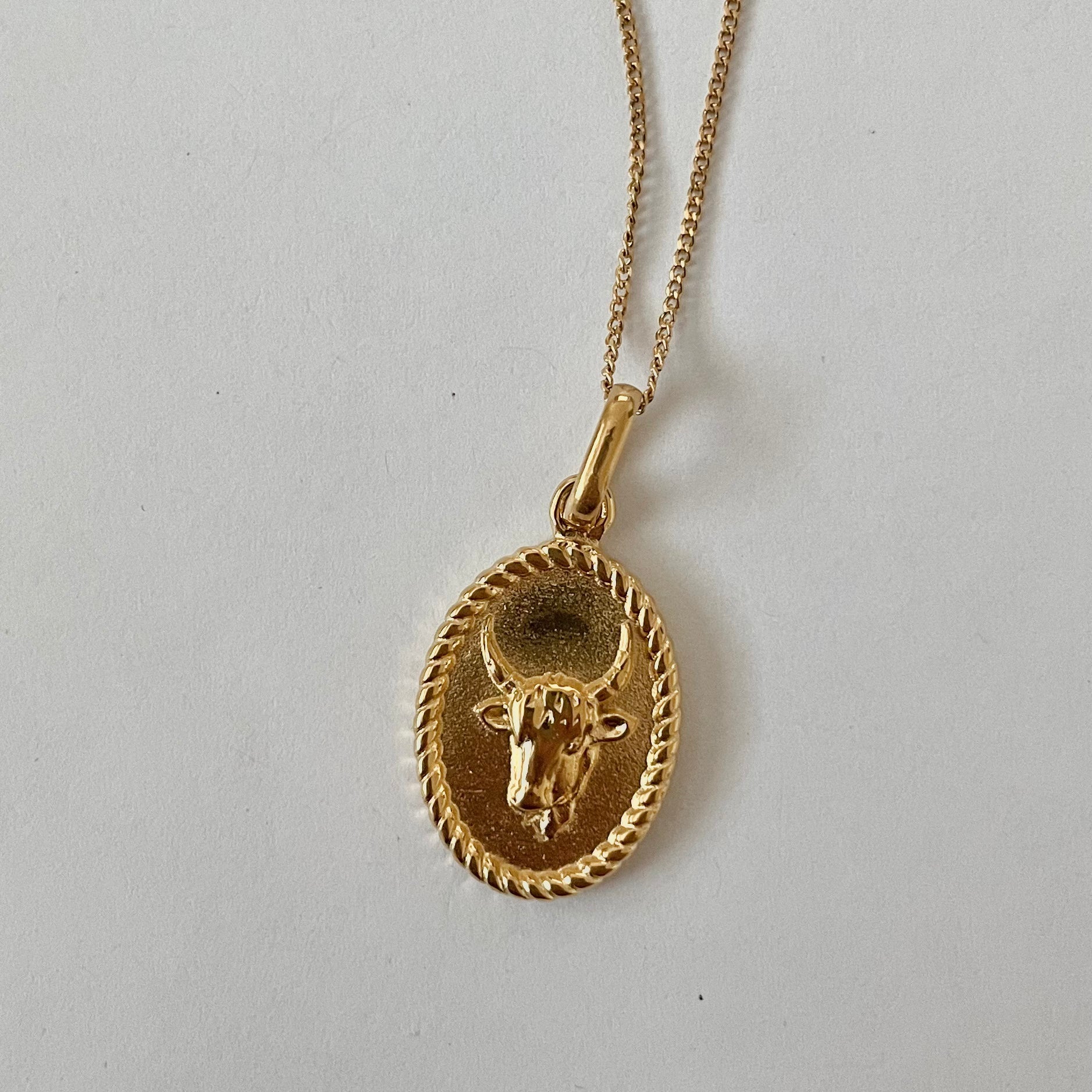♈ Collier Signe Astrologique Doré — Acier Recyclé Plaqué Or, Fait au Canada