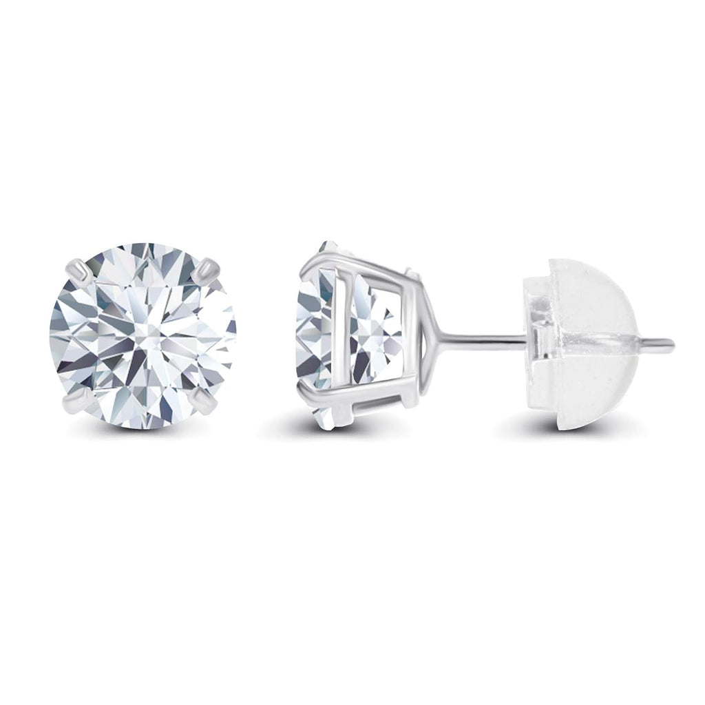 💎 Boucles d'Oreilles Diamants de Laboratoire 2,50 ct — Or Blanc 14 K