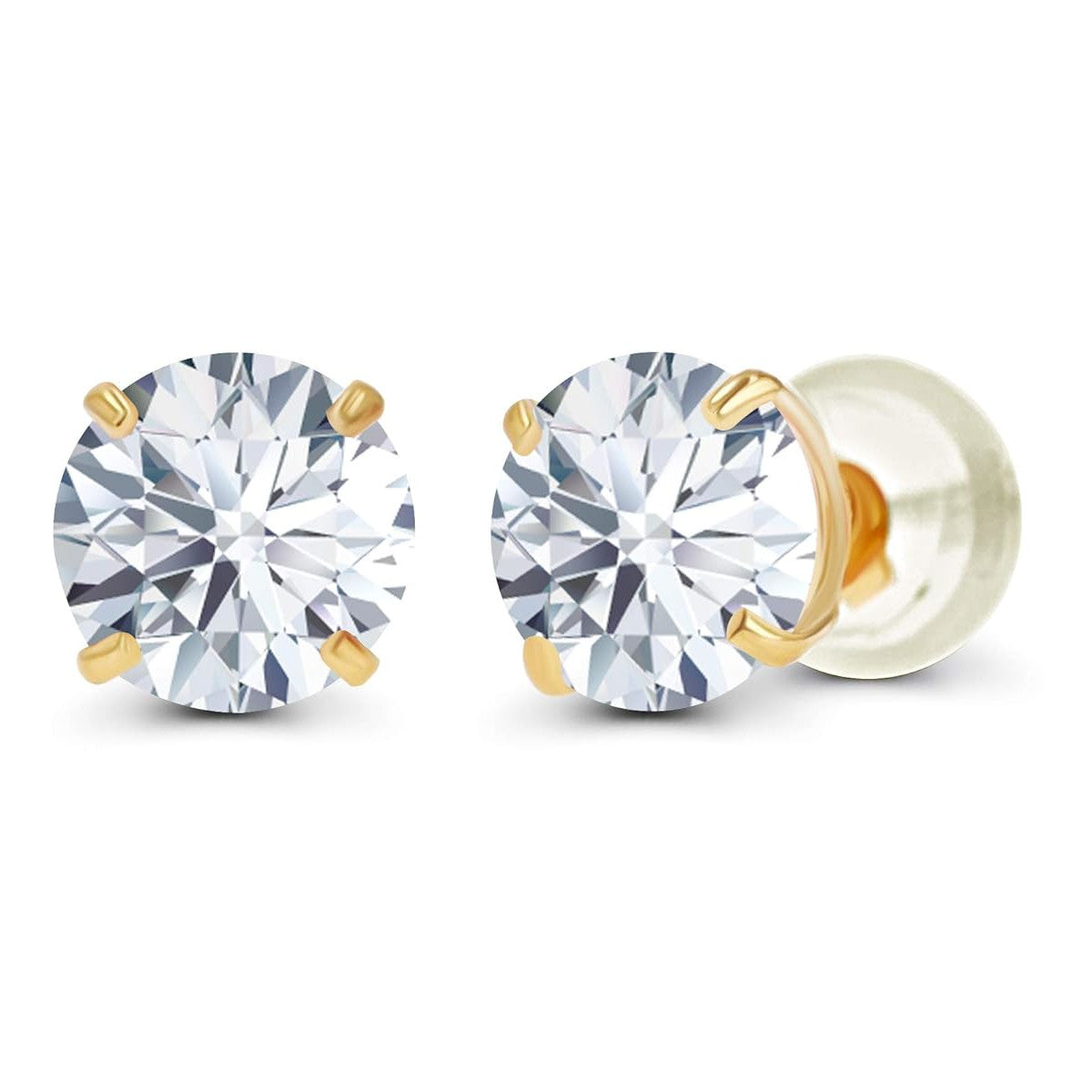 💎 Boucles d'Oreilles Diamants de Laboratoire 1,50 ct — Or 14 K Certifiées AGI