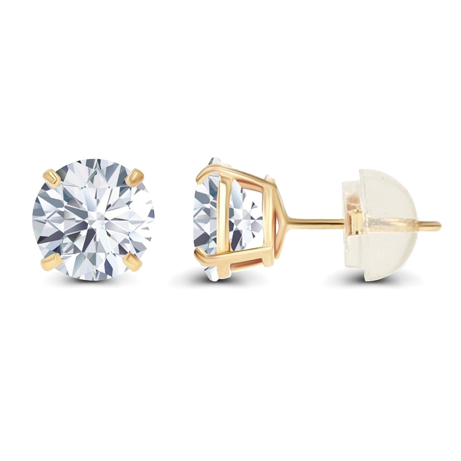 💎 Boucles d'Oreilles Diamants de Laboratoire 1,50 ct — Or 14 K Certifiées AGI