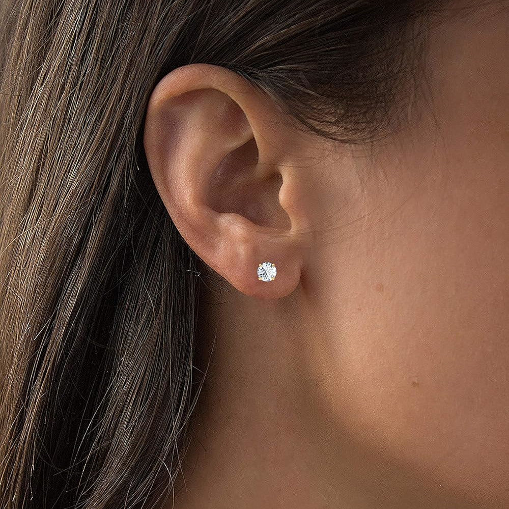 💎 Boucles d'Oreilles Diamants de Laboratoire 1,50 ct — Or 14 K Certifiées AGI